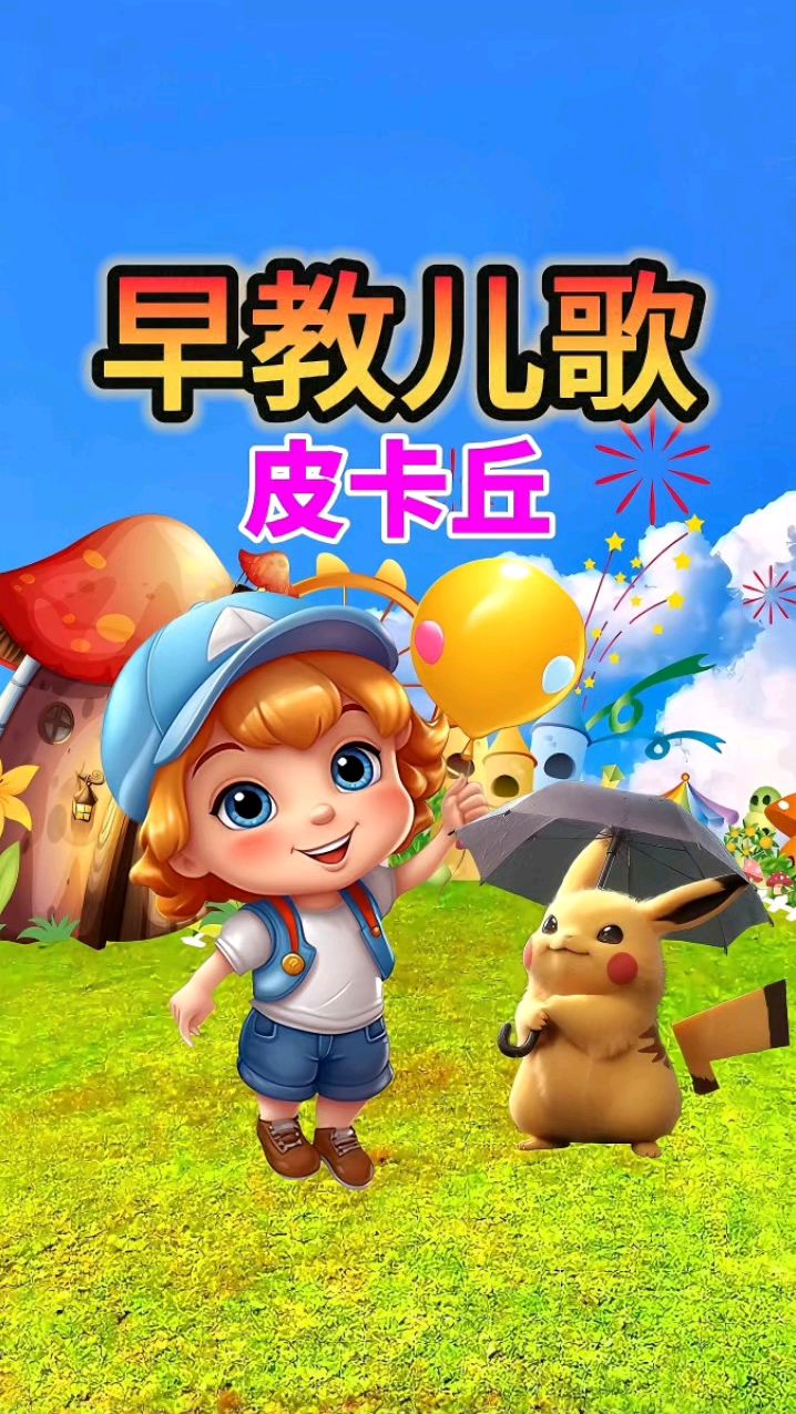 皮卡丘 宝宝学说话 幼儿语言启蒙 益智动画