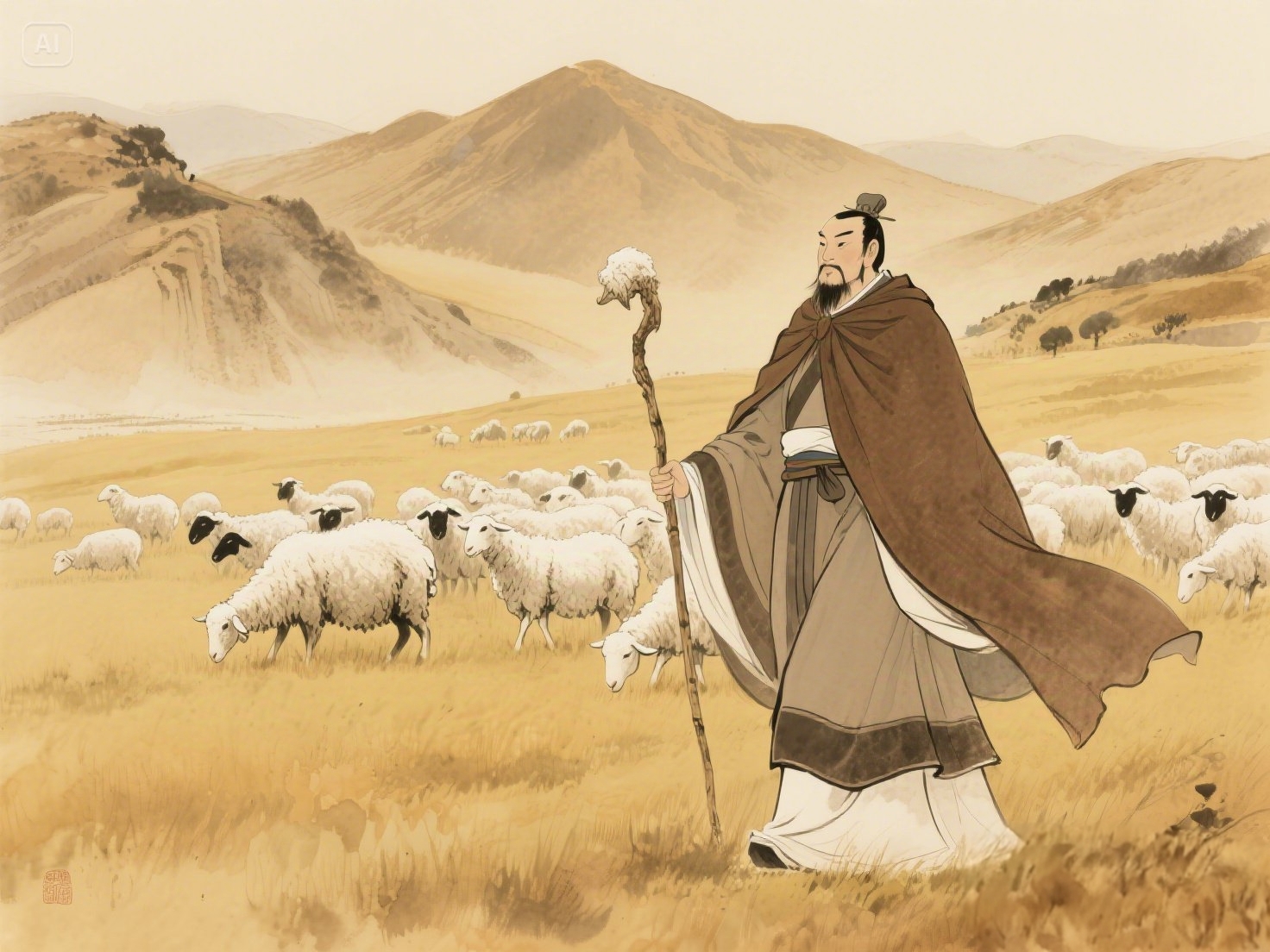 北海孤节:苏武牧羊的精神考古与文明基因传播正能量