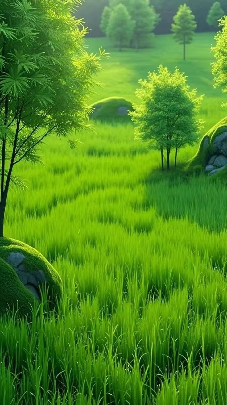 绿色治愈系风景,大自然的宁静,你有被治愈吗,好运之人肯定有吧