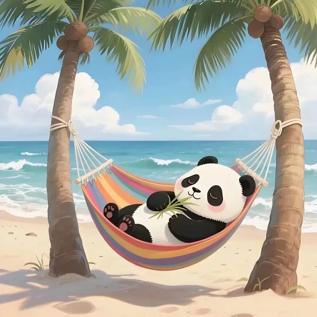 这组可爱的夏日头像,简直太惬意太舒服了