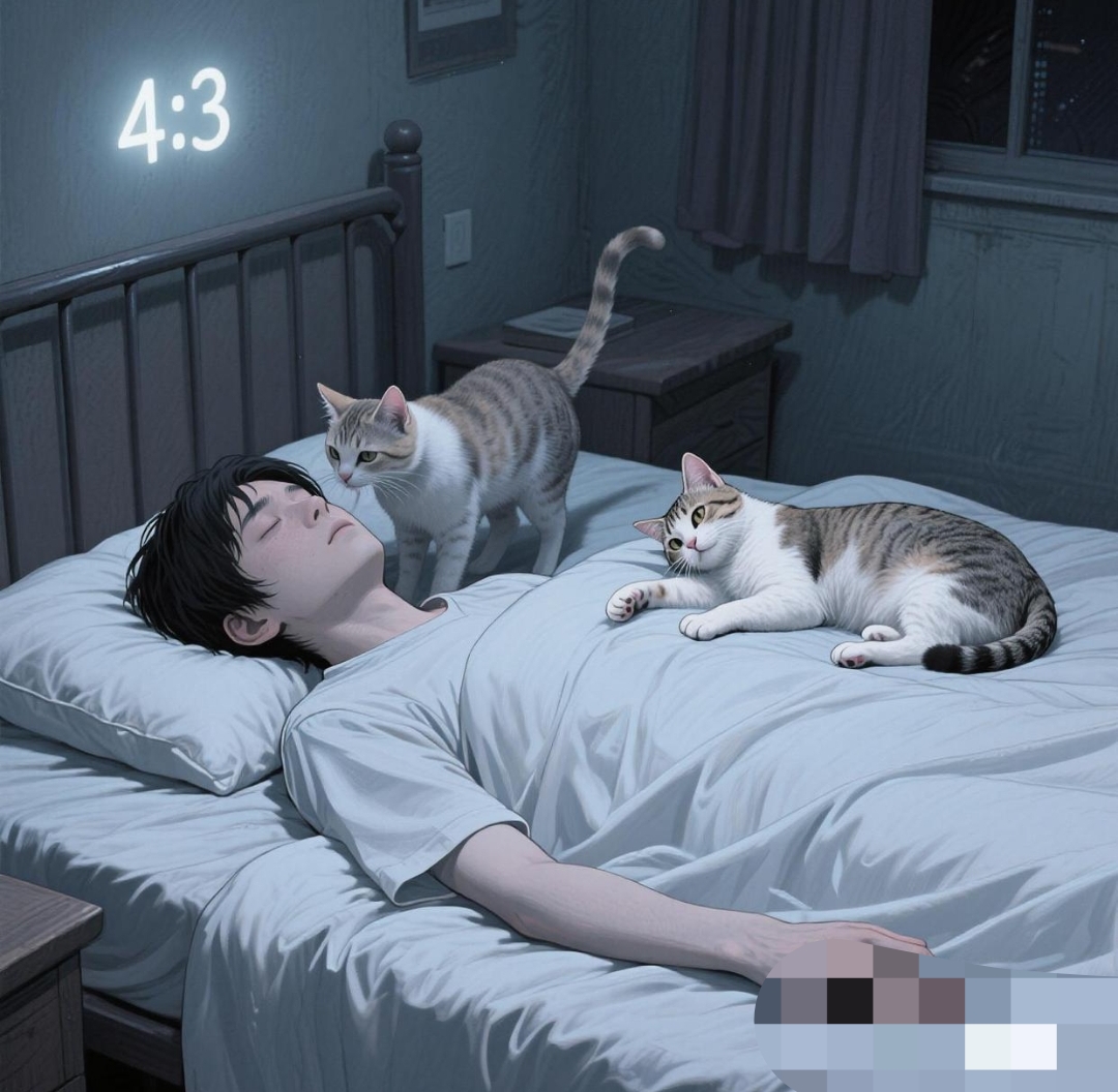 那天我穿的蛮厚的(因为刚做完手术),到家以后我的猫就一直跳来跳去的