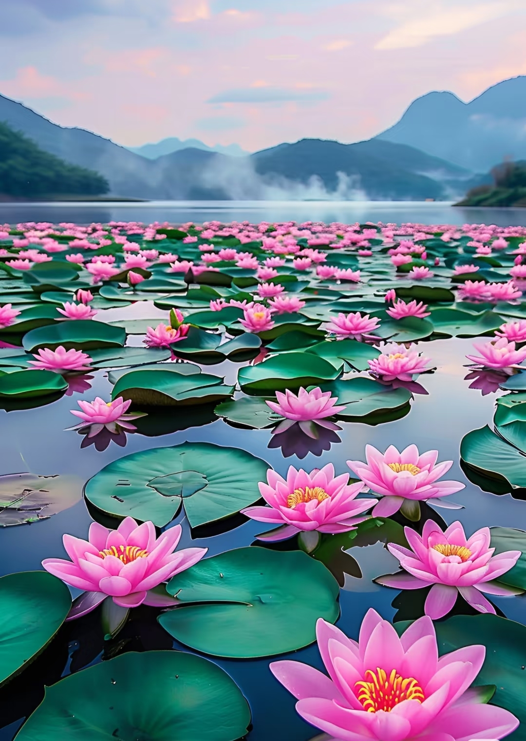 睡莲:在古希腊神话中,睡莲被视为女神的化身,象征着纯洁与美丽;古埃及