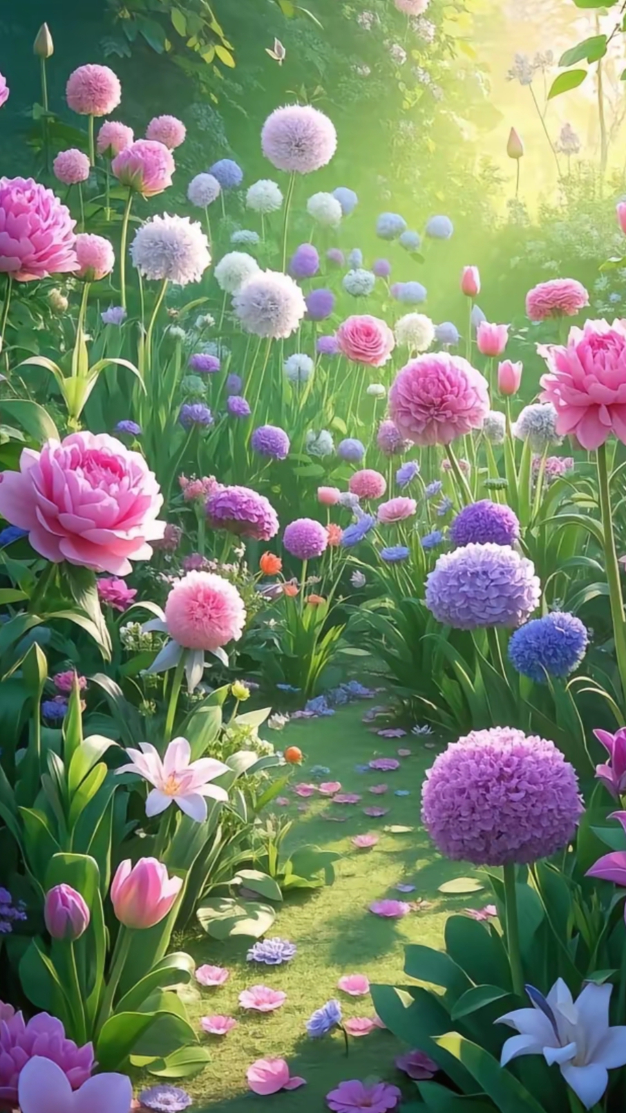 春日赏花时# 分享美图: 五彩缤纷的花朵汇成了一幅美丽的画卷,令人