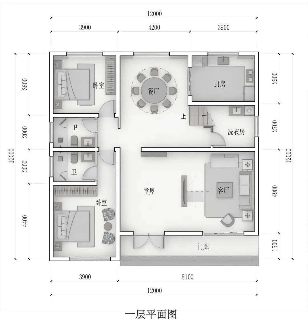 「自建房」六套不同风格的二层自建楼房
