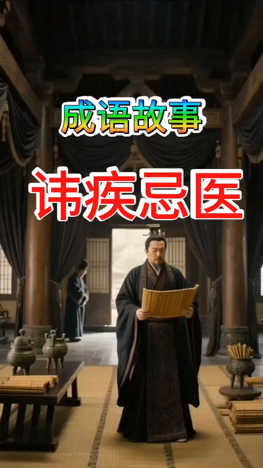 每天一个成语故事《讳疾忌医》