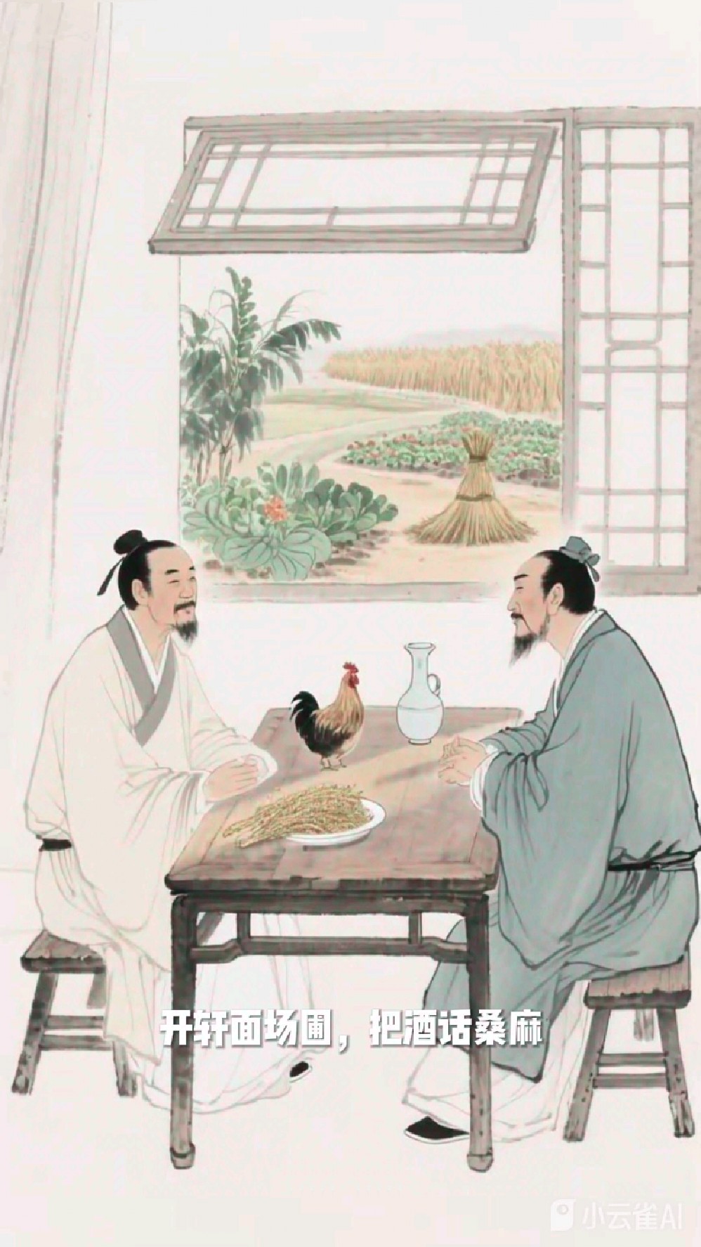 唐诗 过故人庄 孟浩然