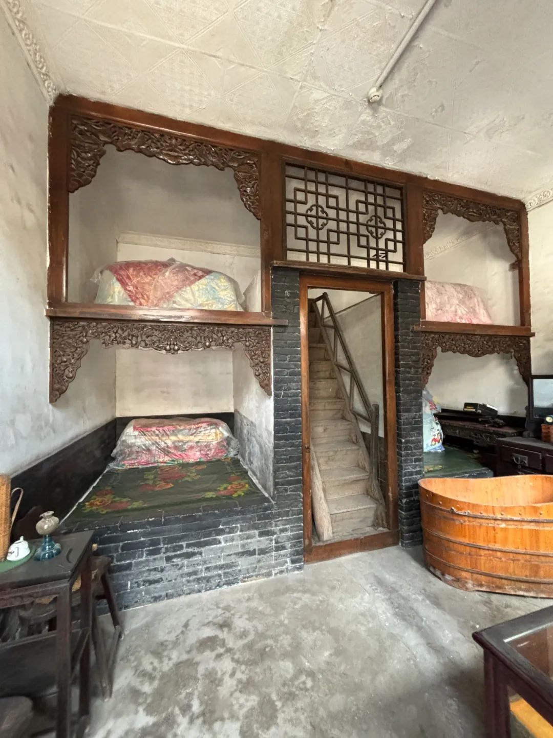 平遥 古代农村屋内图片古代丫鬟的房间古代火炕闺房图片大全平遥丫鬟