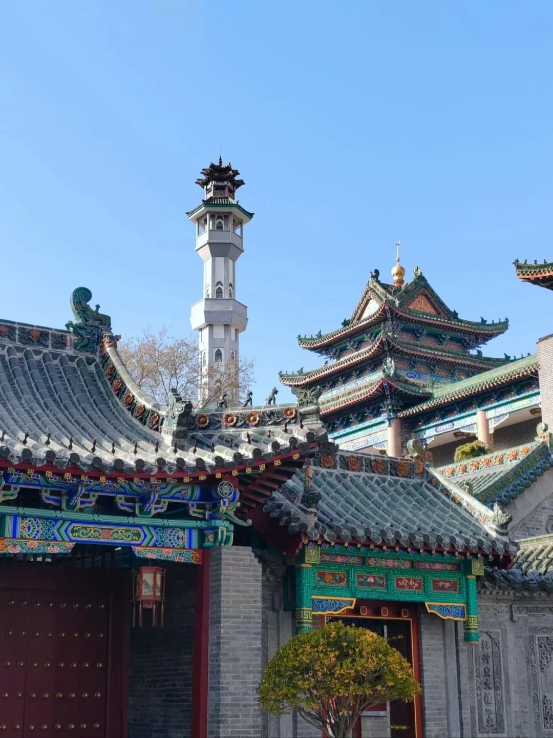 走进郑州北大清真寺,欣赏中国宫殿式建筑之美