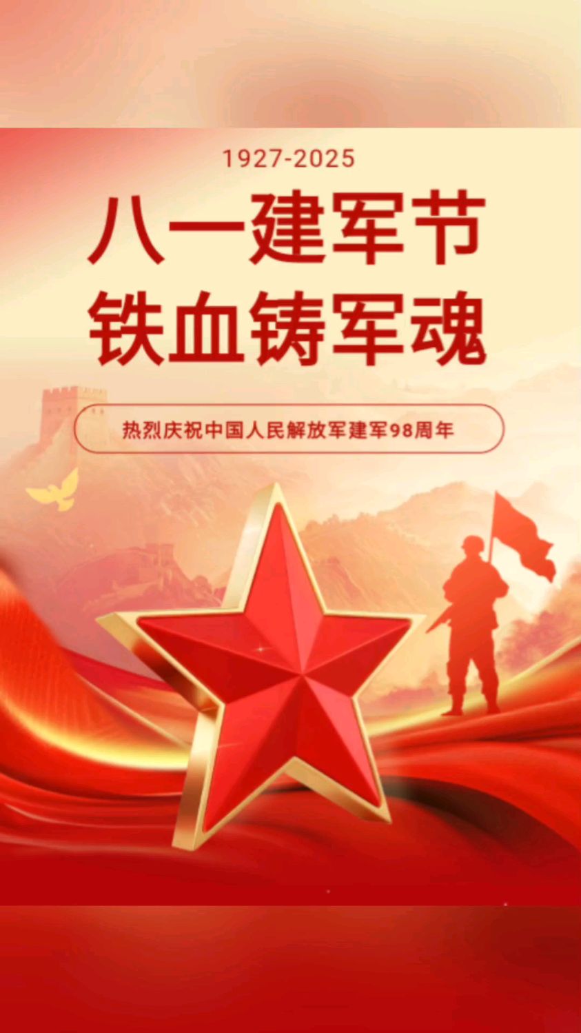 八一建军节,铁血铸军魂