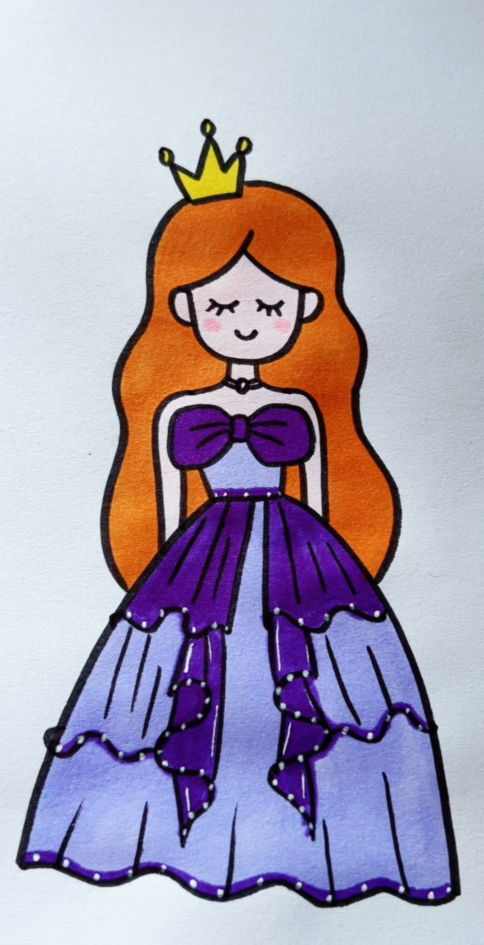 一起来画小公主!