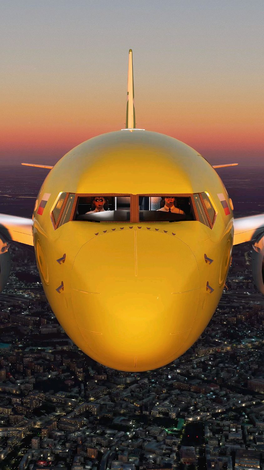 西伯利亚航空 波音737max8客机