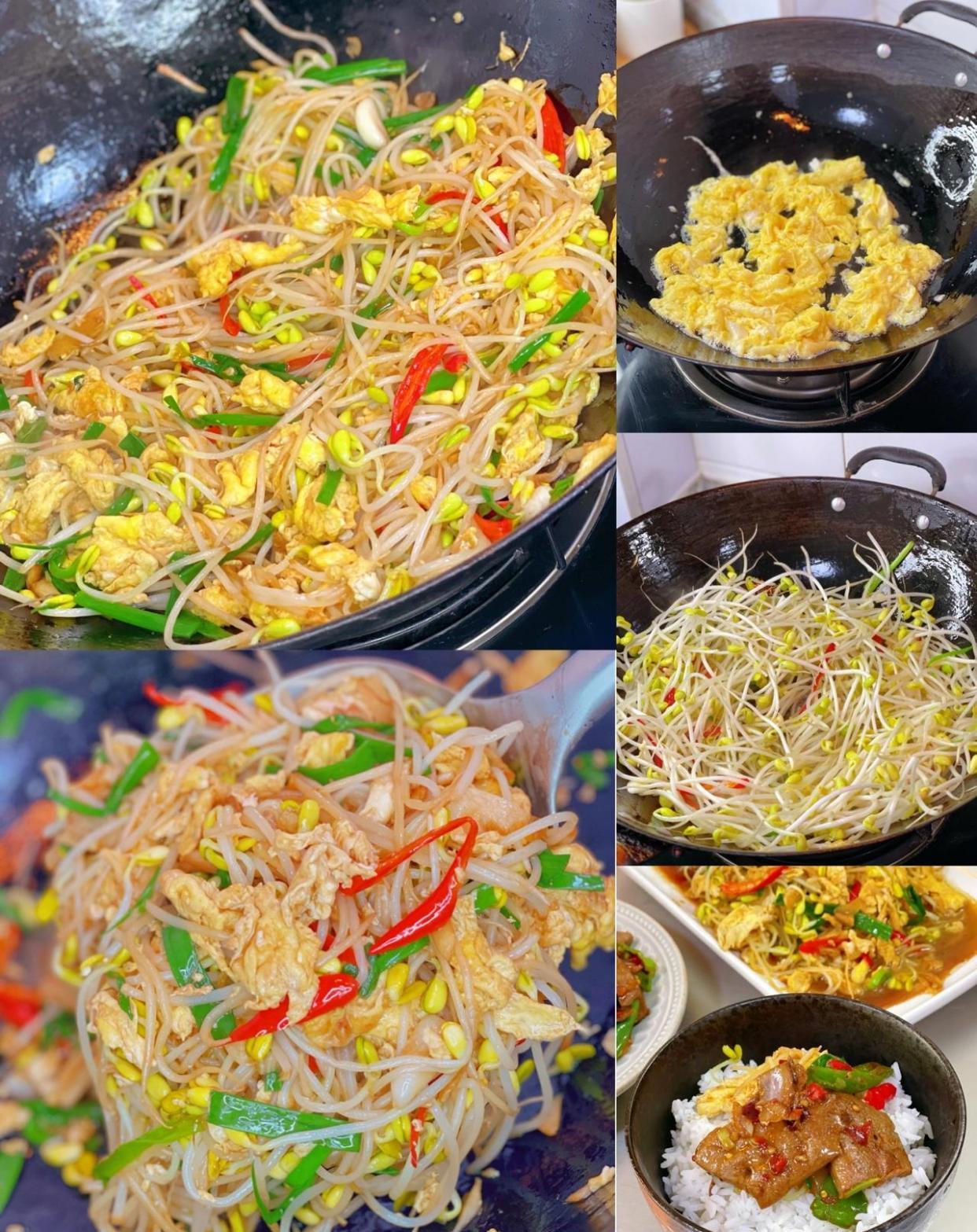 清炒豆芽五块钱不到搞定的超级下饭菜/教程 1