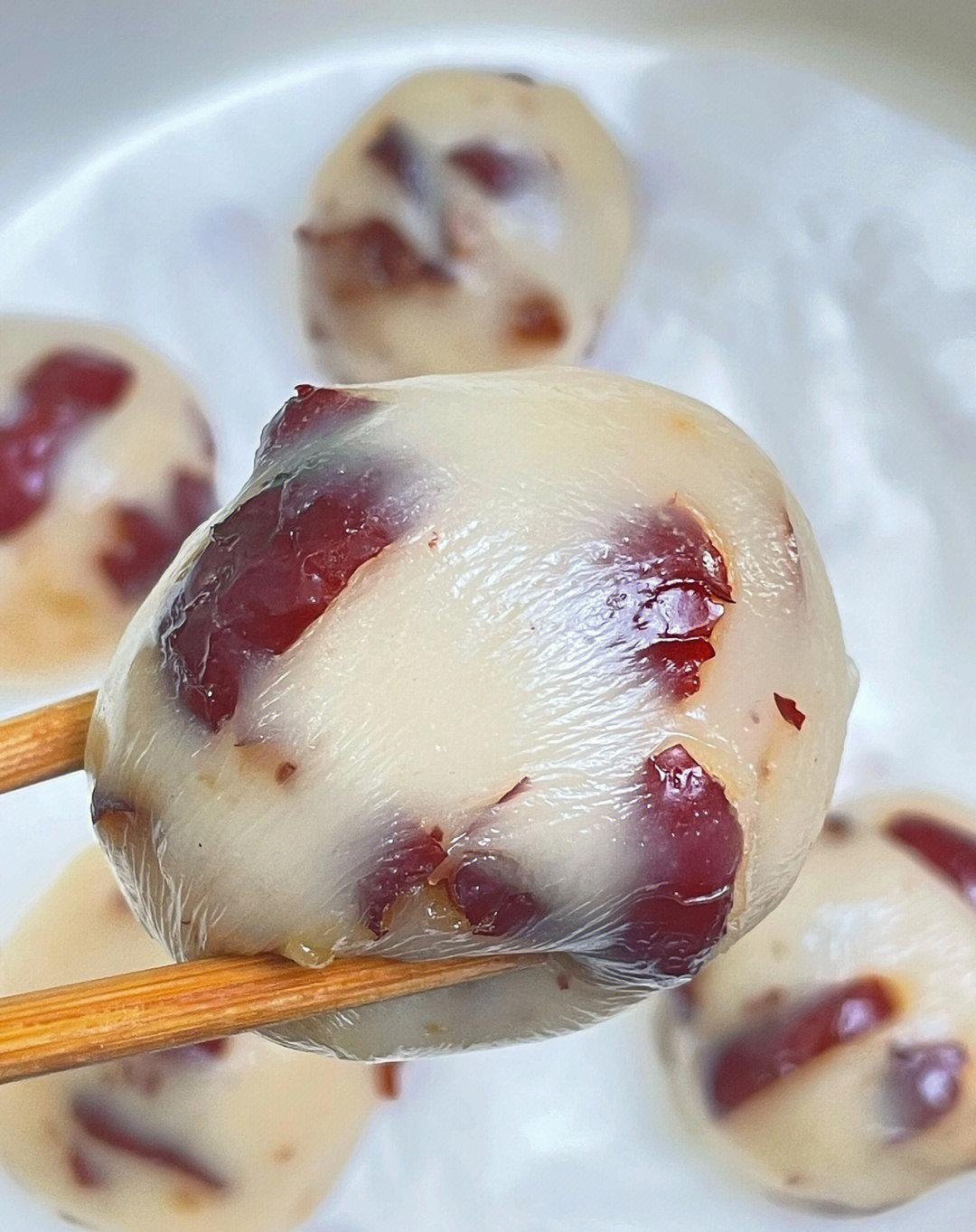 糯米粉红枣牛奶炼乳 步骤 1红枣去早餐营养米糕粑粑图片大全