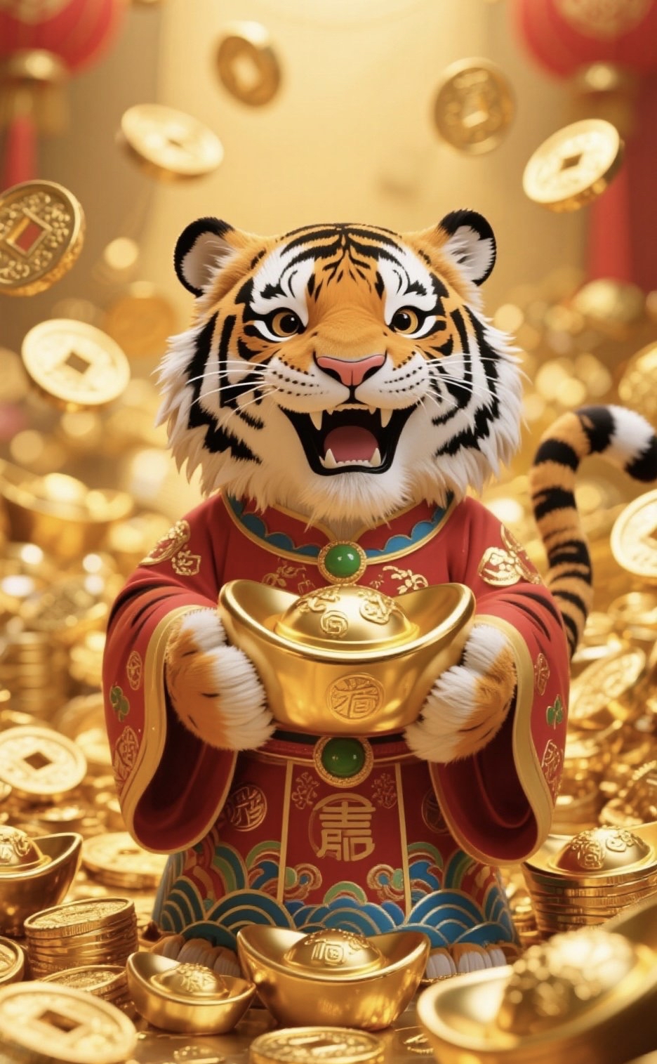 生肖虎 威风虎将被财神偏爱 仁善之心闪闪发光!