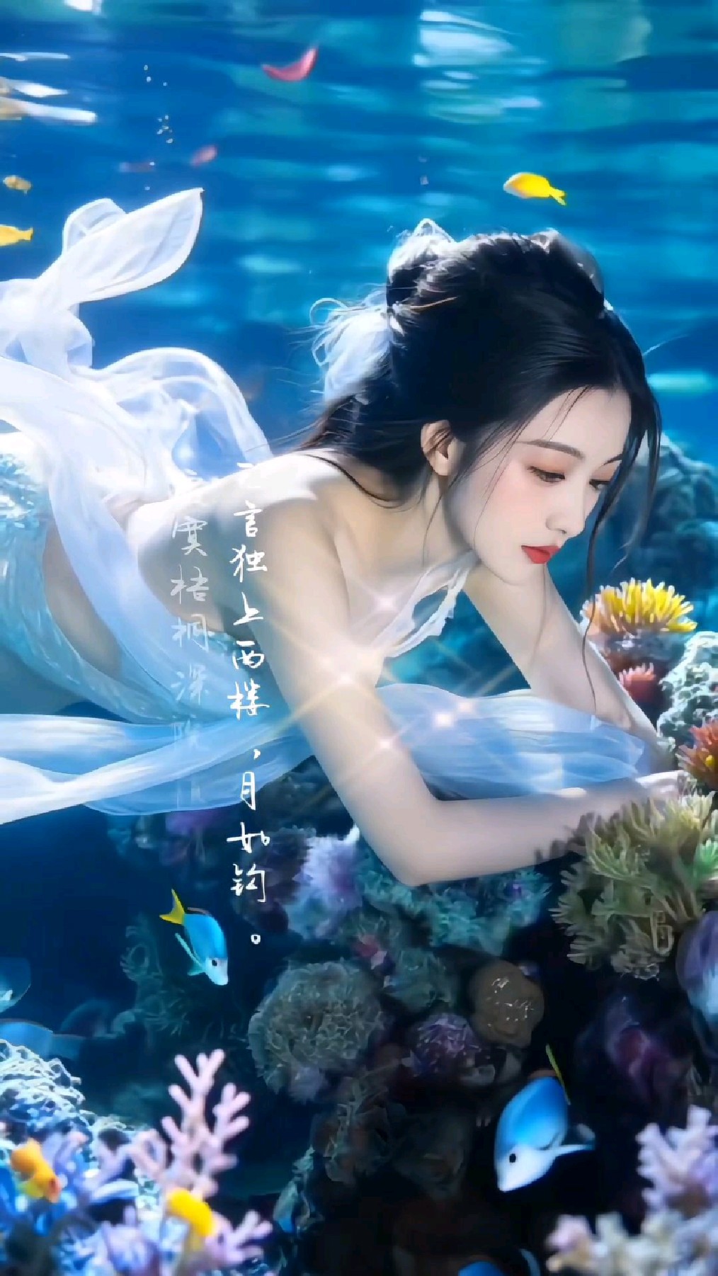 水下美人鱼绝美动态壁纸
