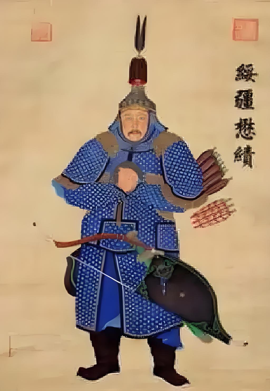 而在庆功宴上,这位声名赫赫的满洲将军,却以"不教胡马度阴山"