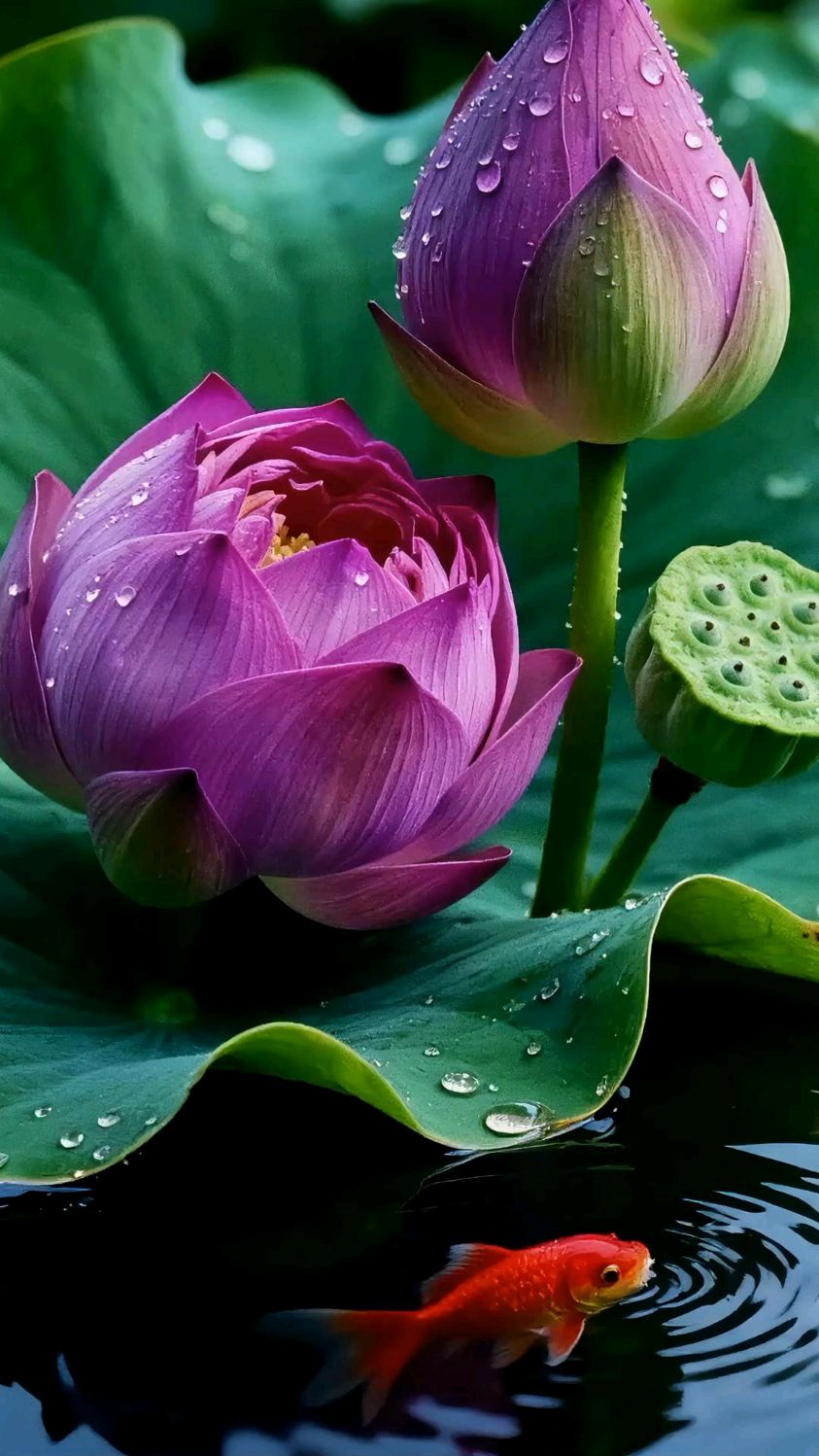 送你一朵荷花,它的寓意是:"荷气生财,荷荷美美"!