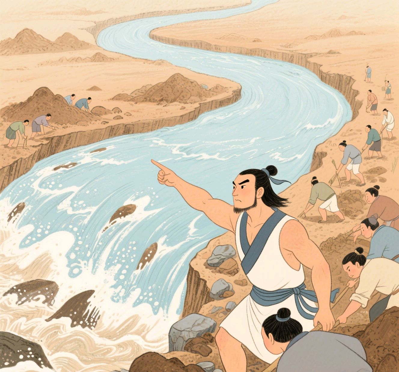 大禹治水的故事