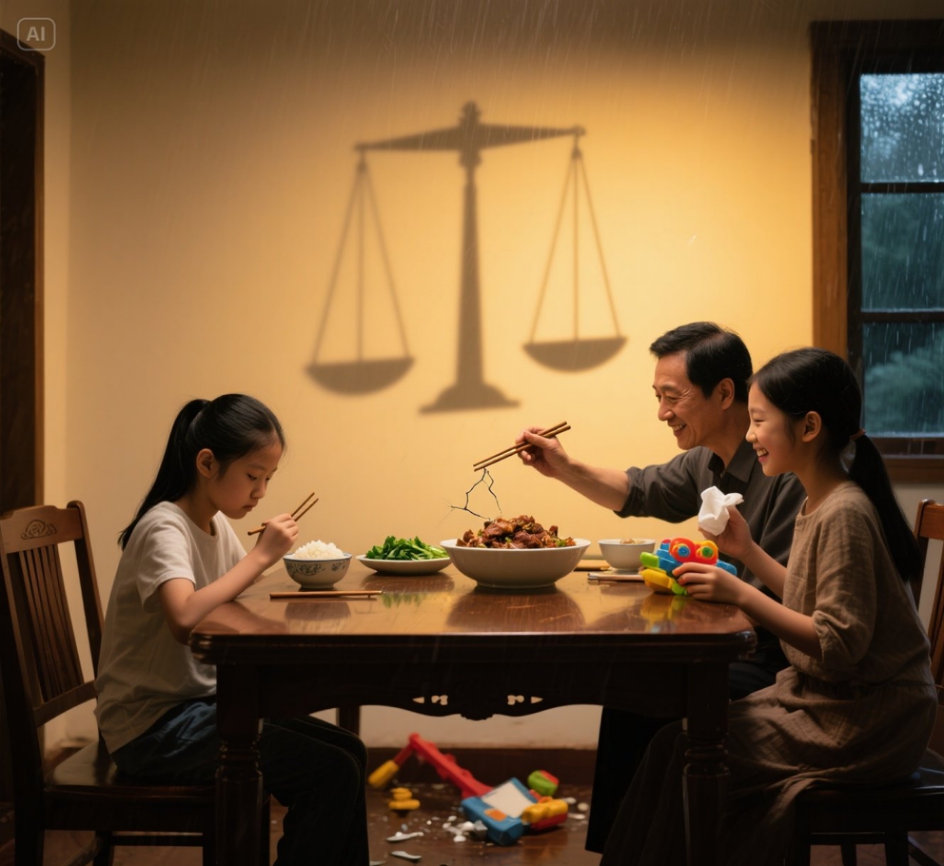 剩下母亲情绪叨叨,生活叨叨,不被爱的孩子,成了情绪发泄口!