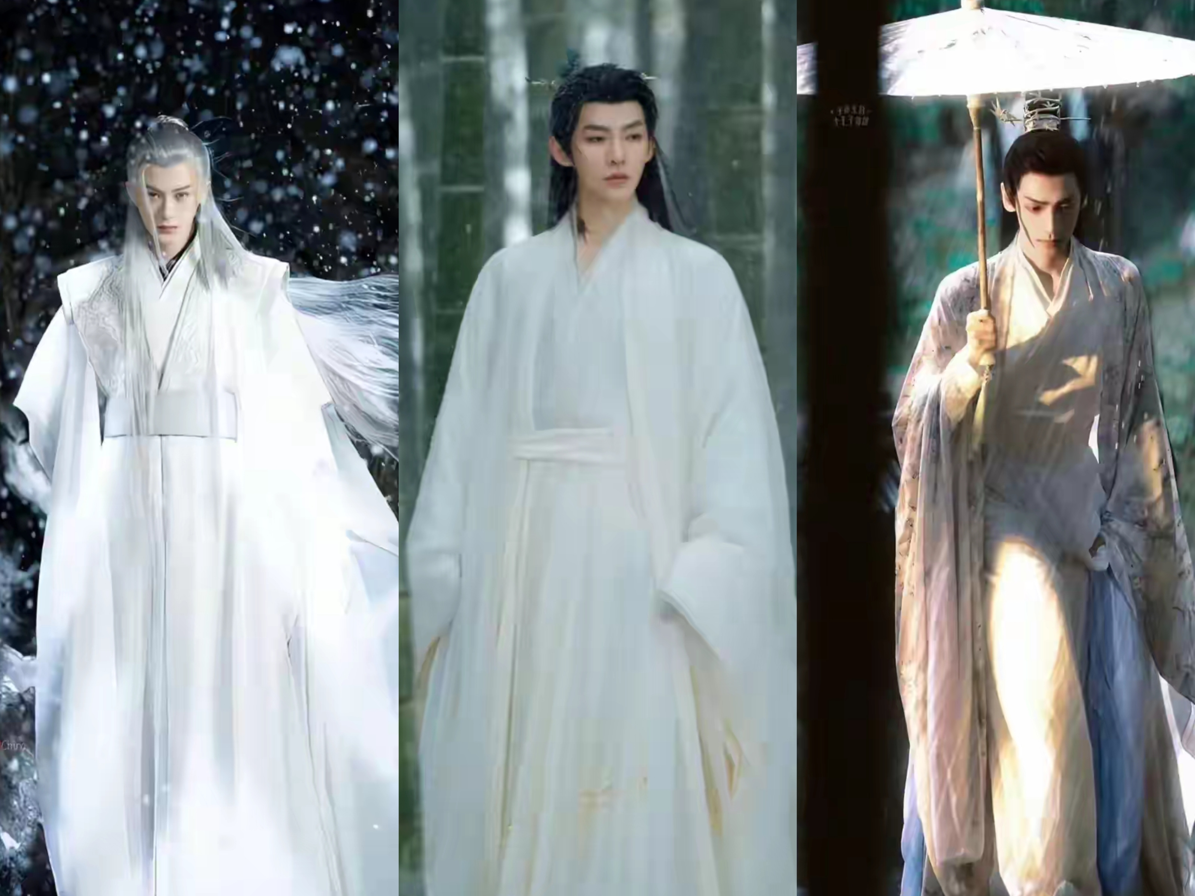 15位男明星古装白衣造型,或温润如玉,或清冷似仙,谁让你心动?