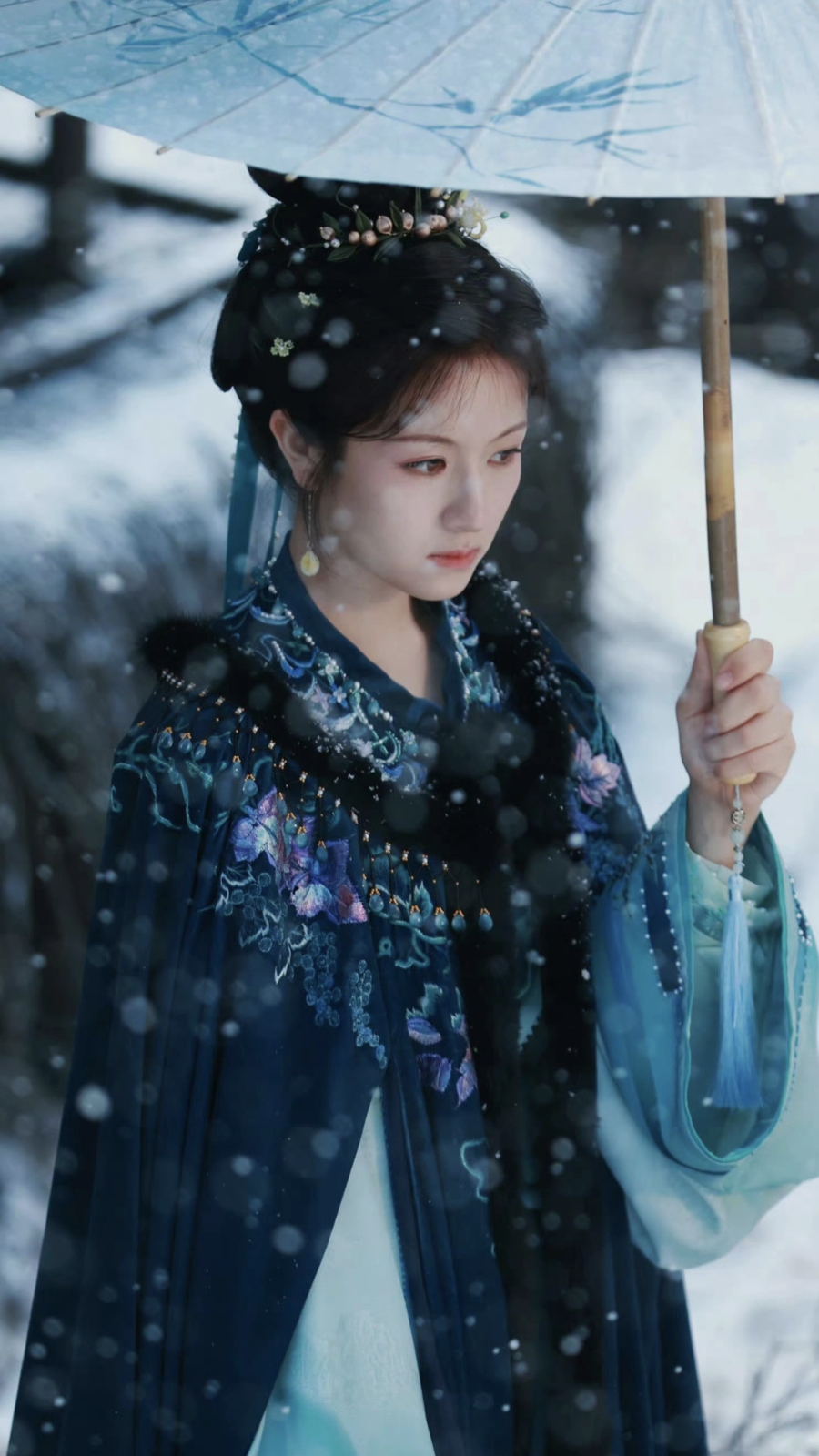 京城巍峨的宫墙下,秦菀与燕迟并辔而行,他们此行背