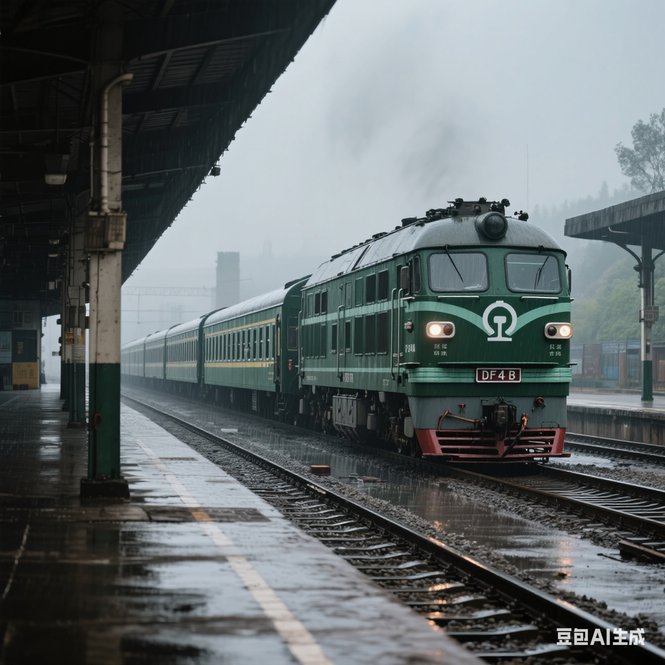 那一年我去坐绿皮,天还没亮就走起.去到车站时火车已经开出来了