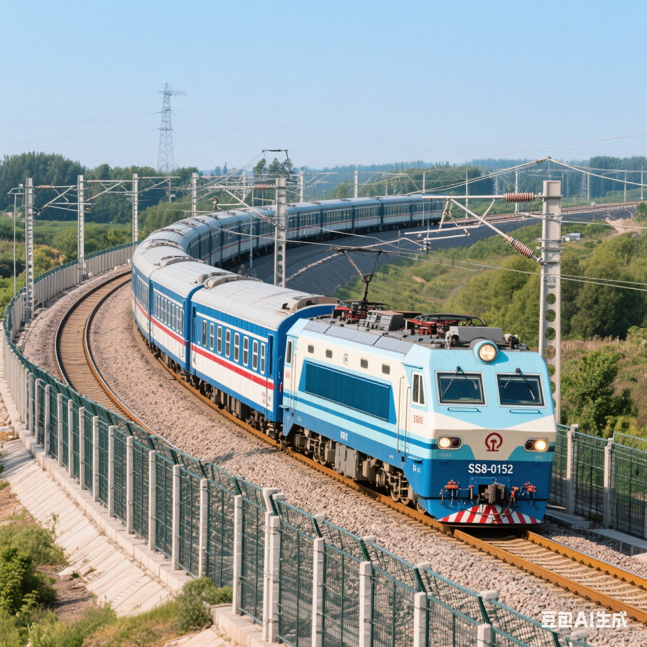 小八哥,拉快速列车