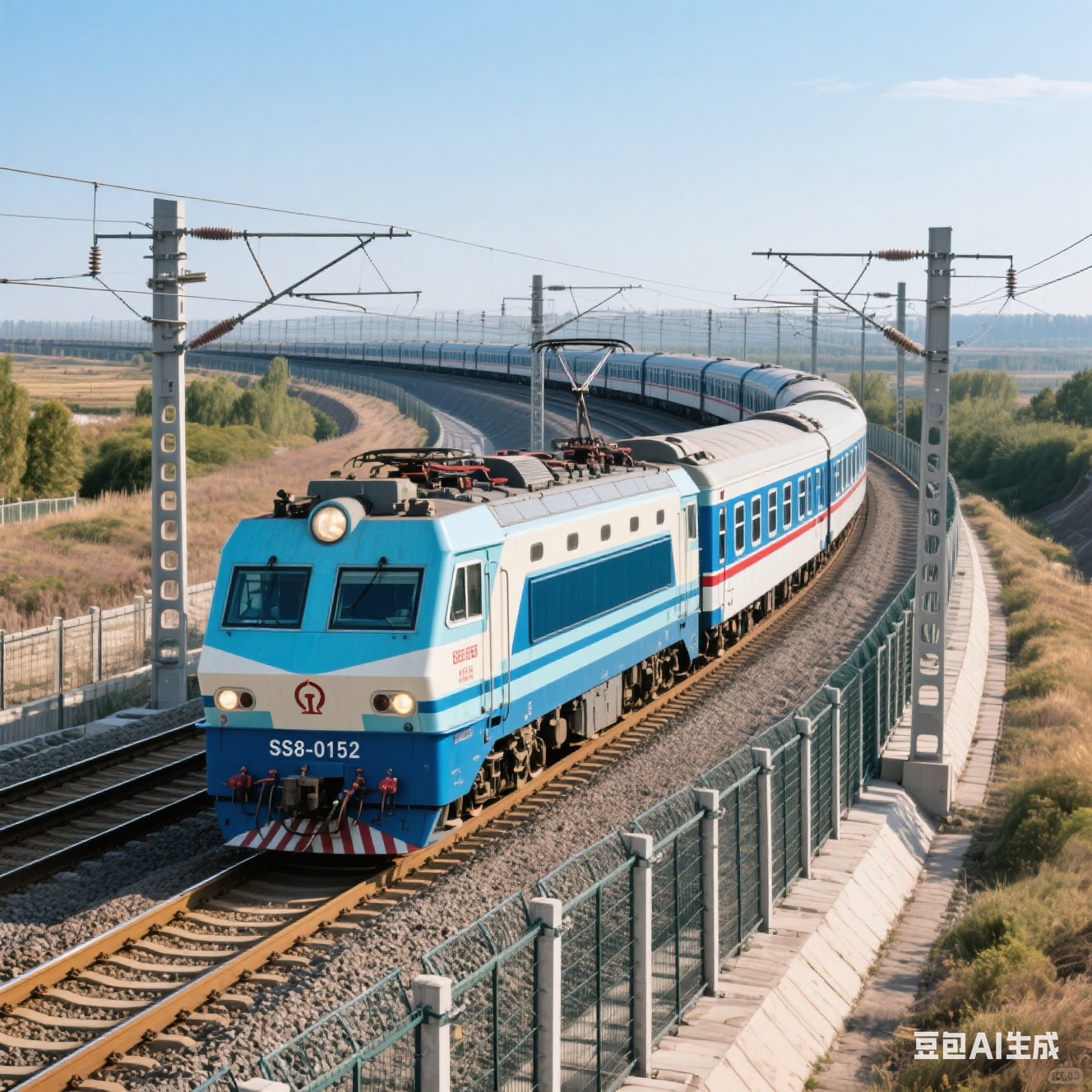 小八哥,拉快速列车