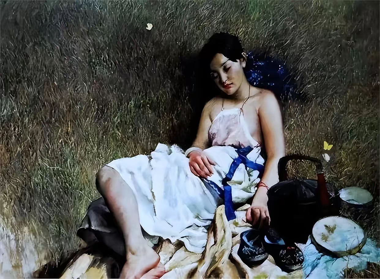 1993年,在浙江艺术学校练功的周迅,被著名画家潘鸿海一眼看中