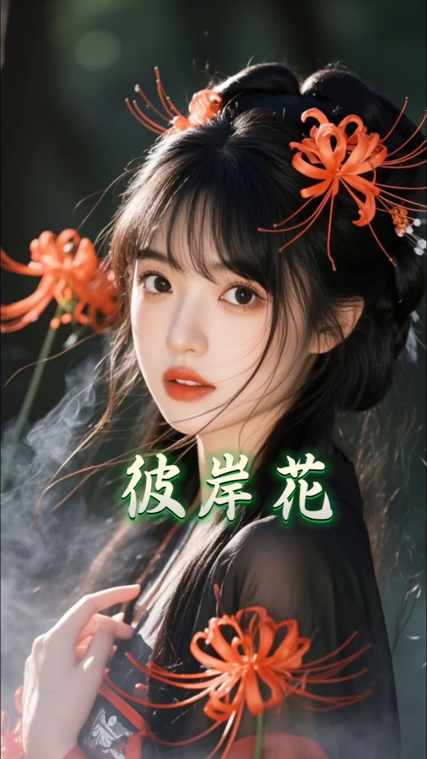 彼岸花被称为"曼珠沙华",意为"天界之花"传说盛开在极乐净土