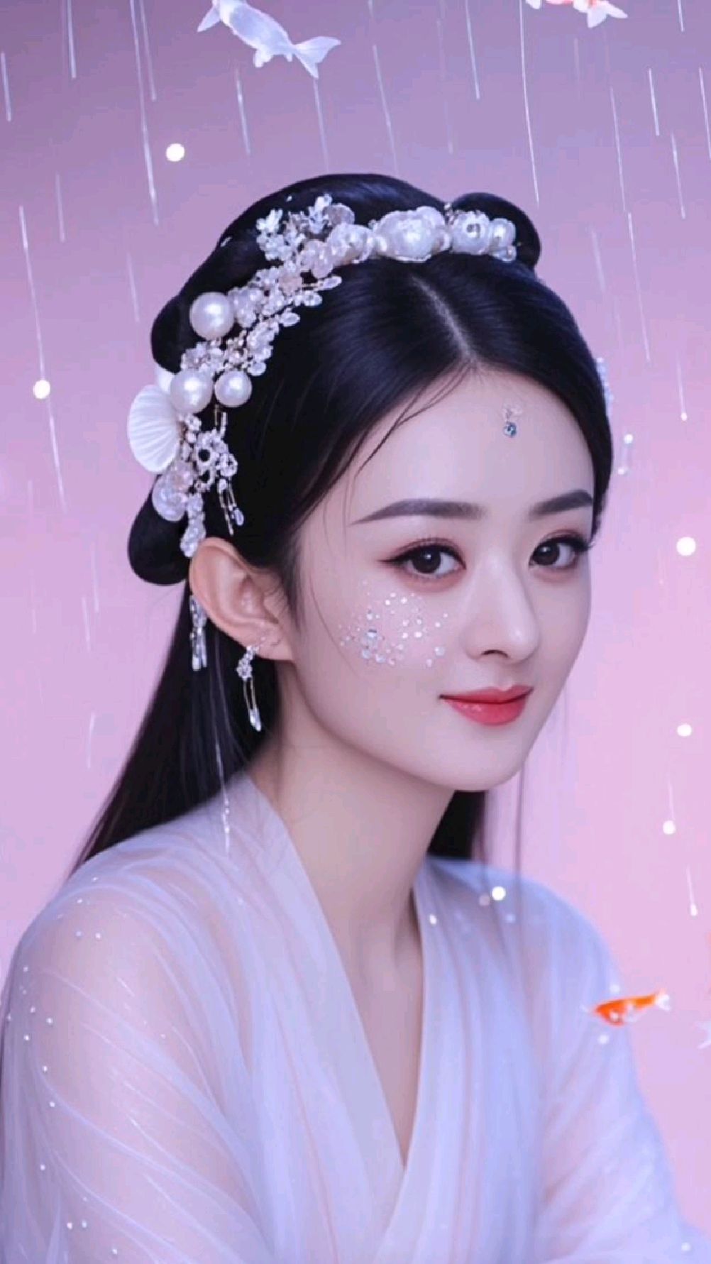 赵丽颖古风造型,美丽动人仙气飘飘,我最喜欢最后一张 你呢?