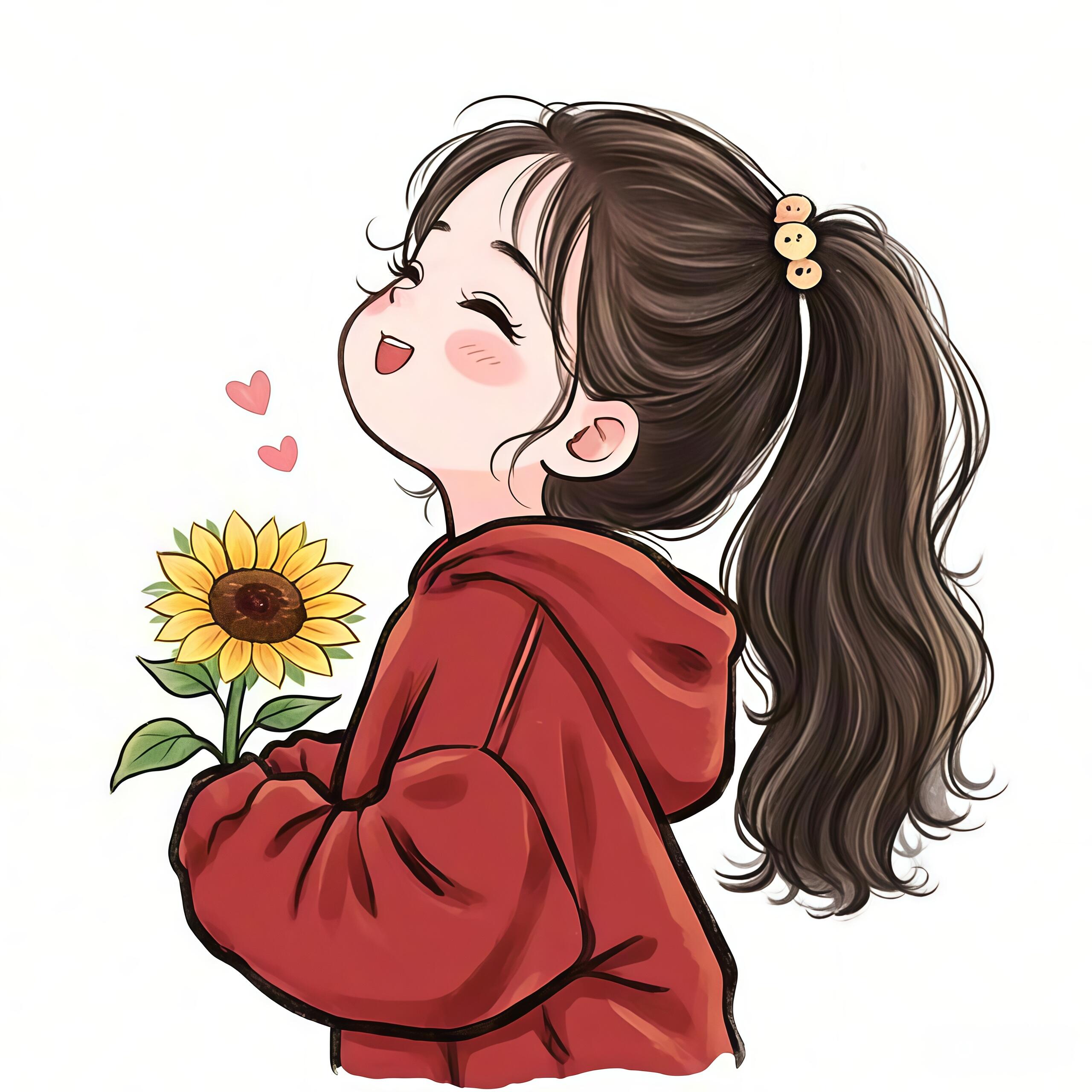 向阳而生～可爱女生头像