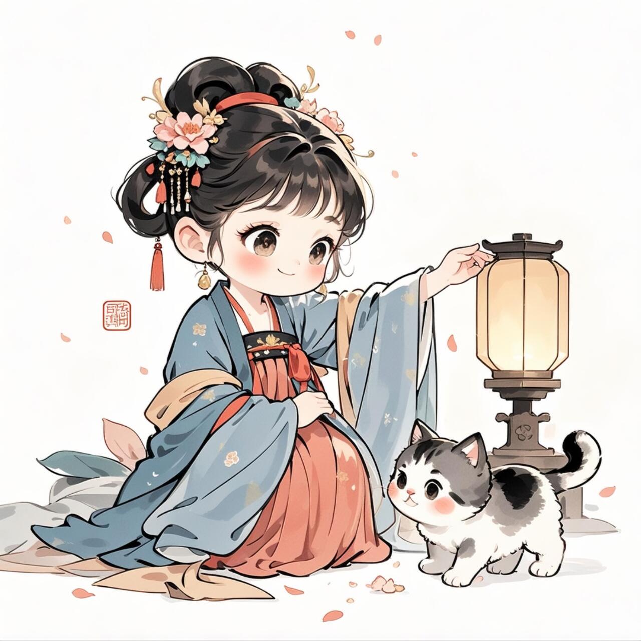 ai 开挂啦!绝美 q 版汉服头像一键 get