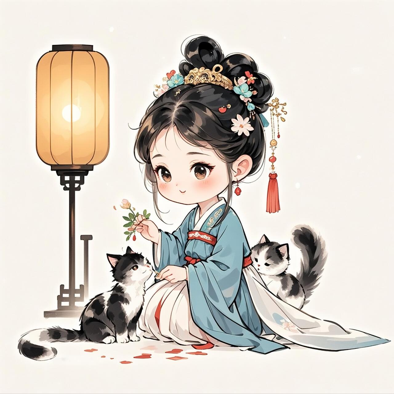 ai 开挂啦!绝美 q 版汉服头像一键 get
