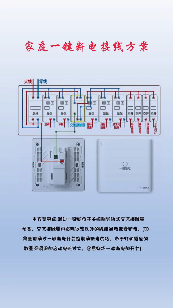 一键断电图纸图片