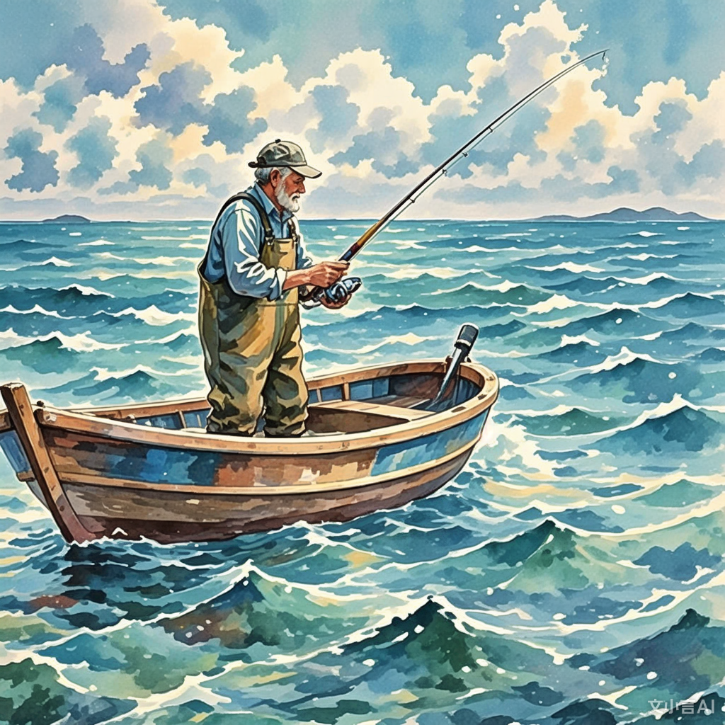 当你在途中翻开海明威的《老人与海》,圣地亚哥的孤独航程会与脚下的