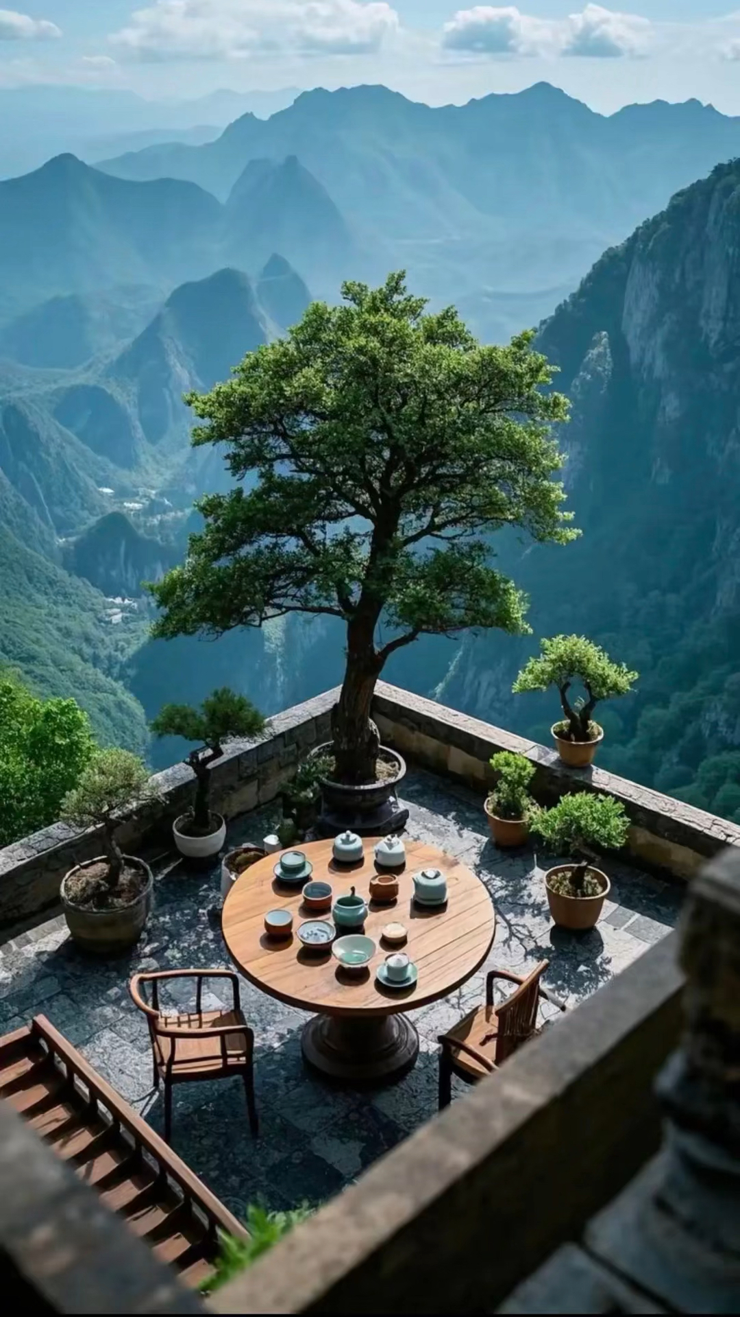 山中小庭院,静谧而安静,你会喜欢吗?