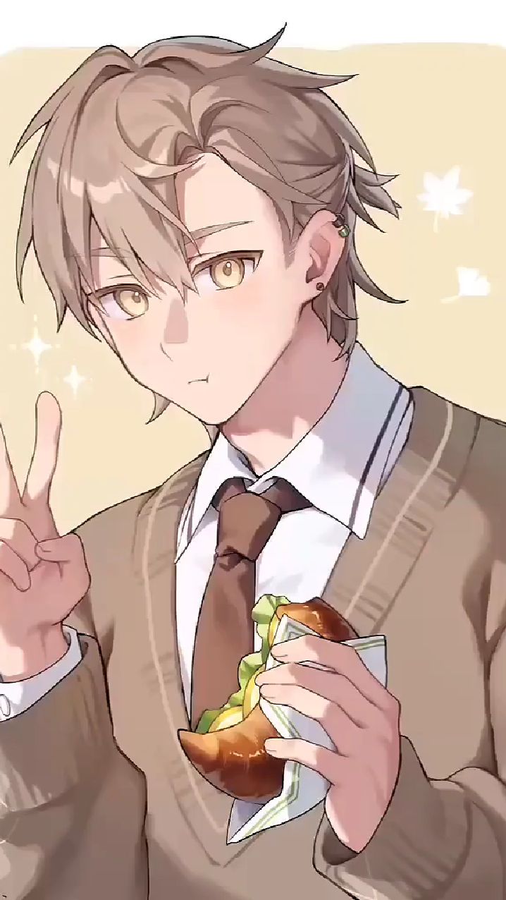 画个比耶的动漫少年,从线稿到上色全过程记录 #手绘 #动漫