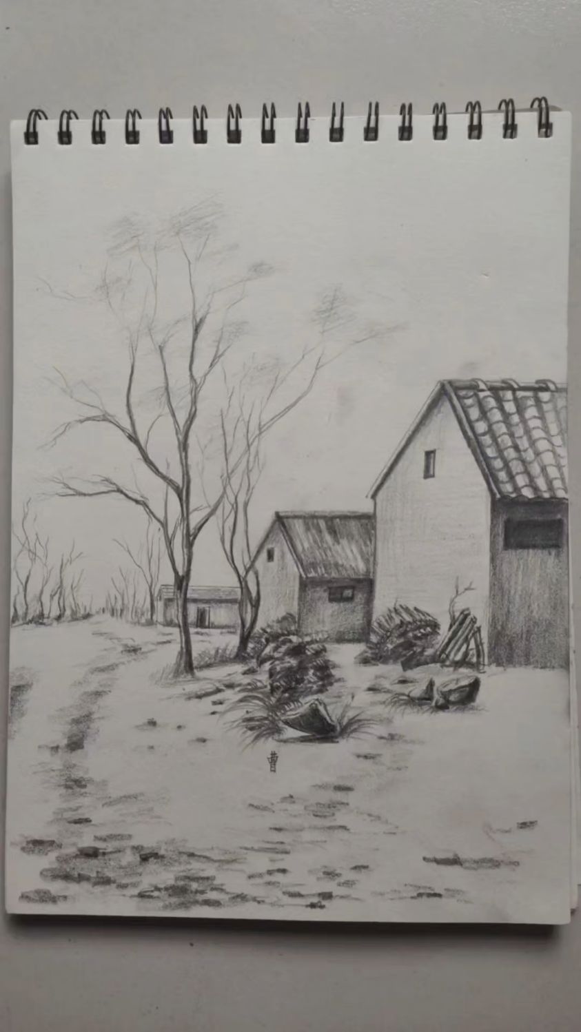 简笔画:教大家画农村房屋