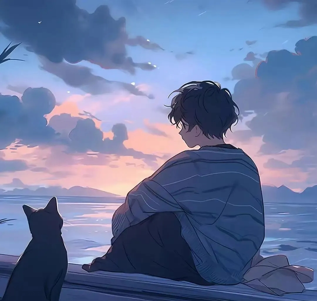 头像丨单人男头 缘起缘灭花开花谢