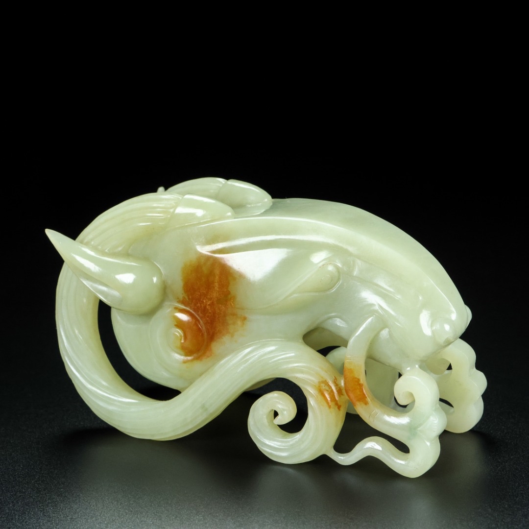 清代乾隆年间精品和田玉羊头摆件