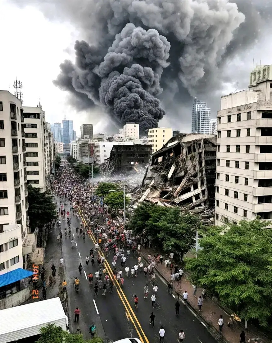 后来才知道他跑开不是故意的,而是地震了啊,6.2级