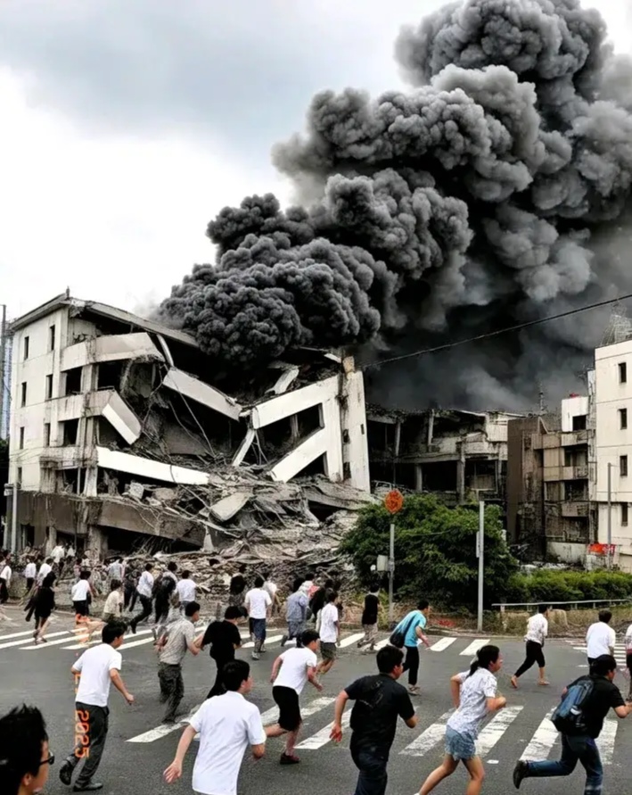 后来才知道他跑开不是故意的,而是地震了啊,6.2级