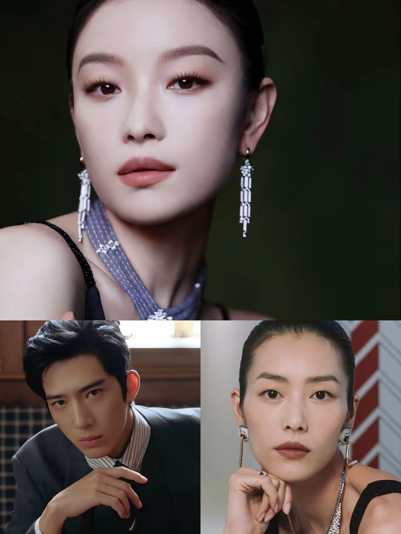 栩栩华生晚宴现场倪妮前男友井柏然和现女友刘雯亲密同坐而倪妮竟然