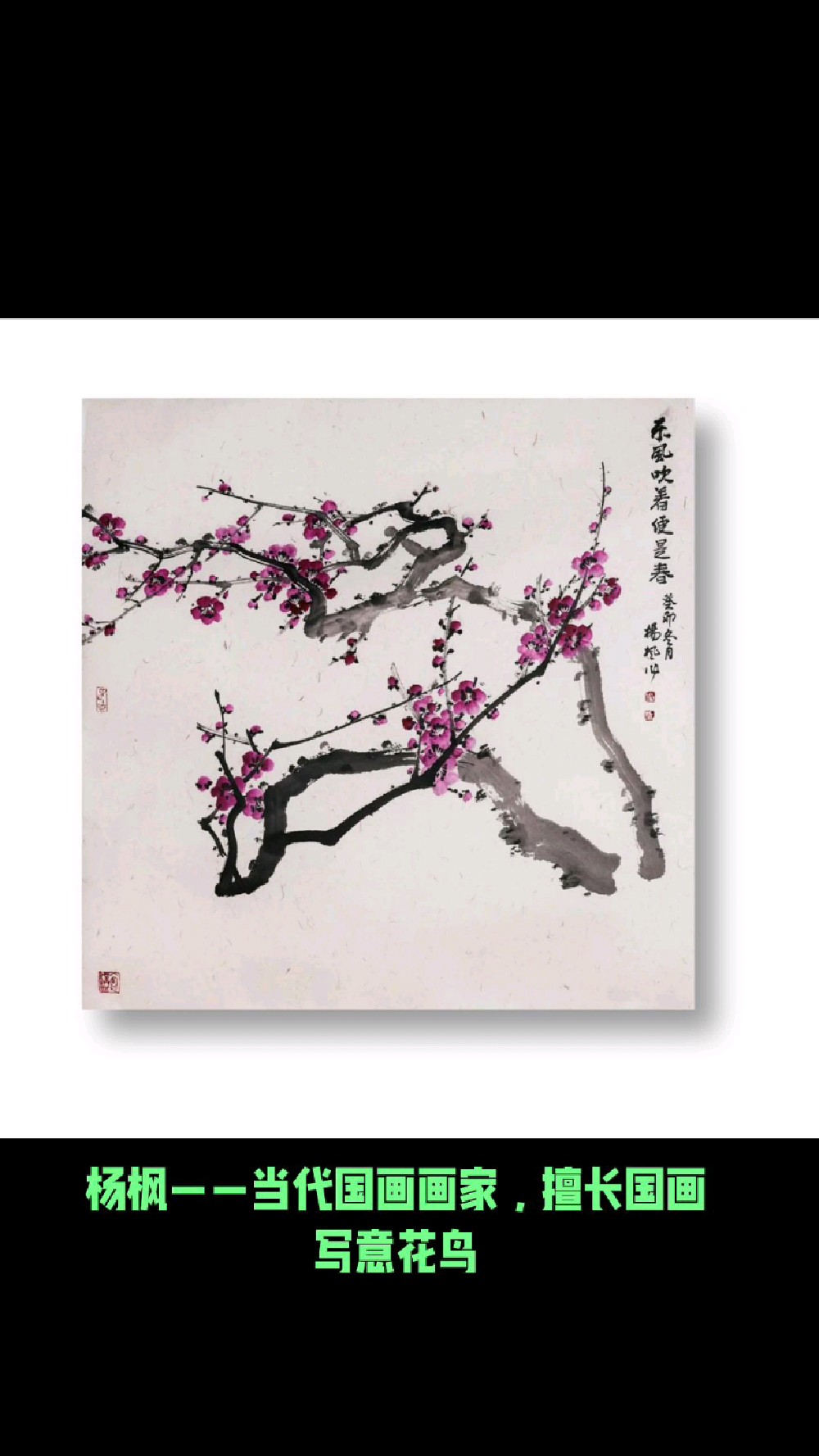 杨枫——当代国画花鸟画家