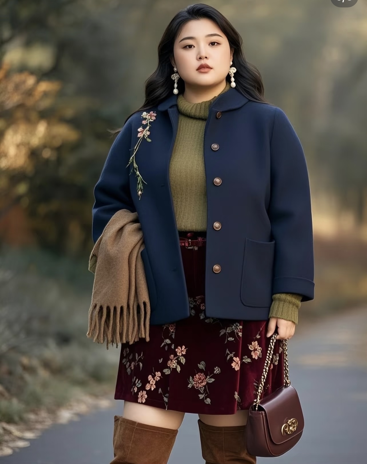 这里就结合了一些微胖女生的穿搭给到我们更多的灵感