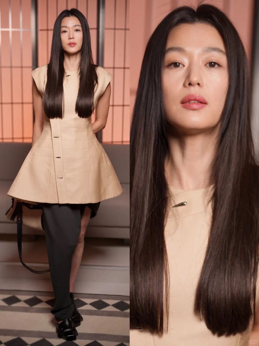 女女明星直发发型图片全智贤很飒的电影片段全智贤肚子上有妊娠纹吗