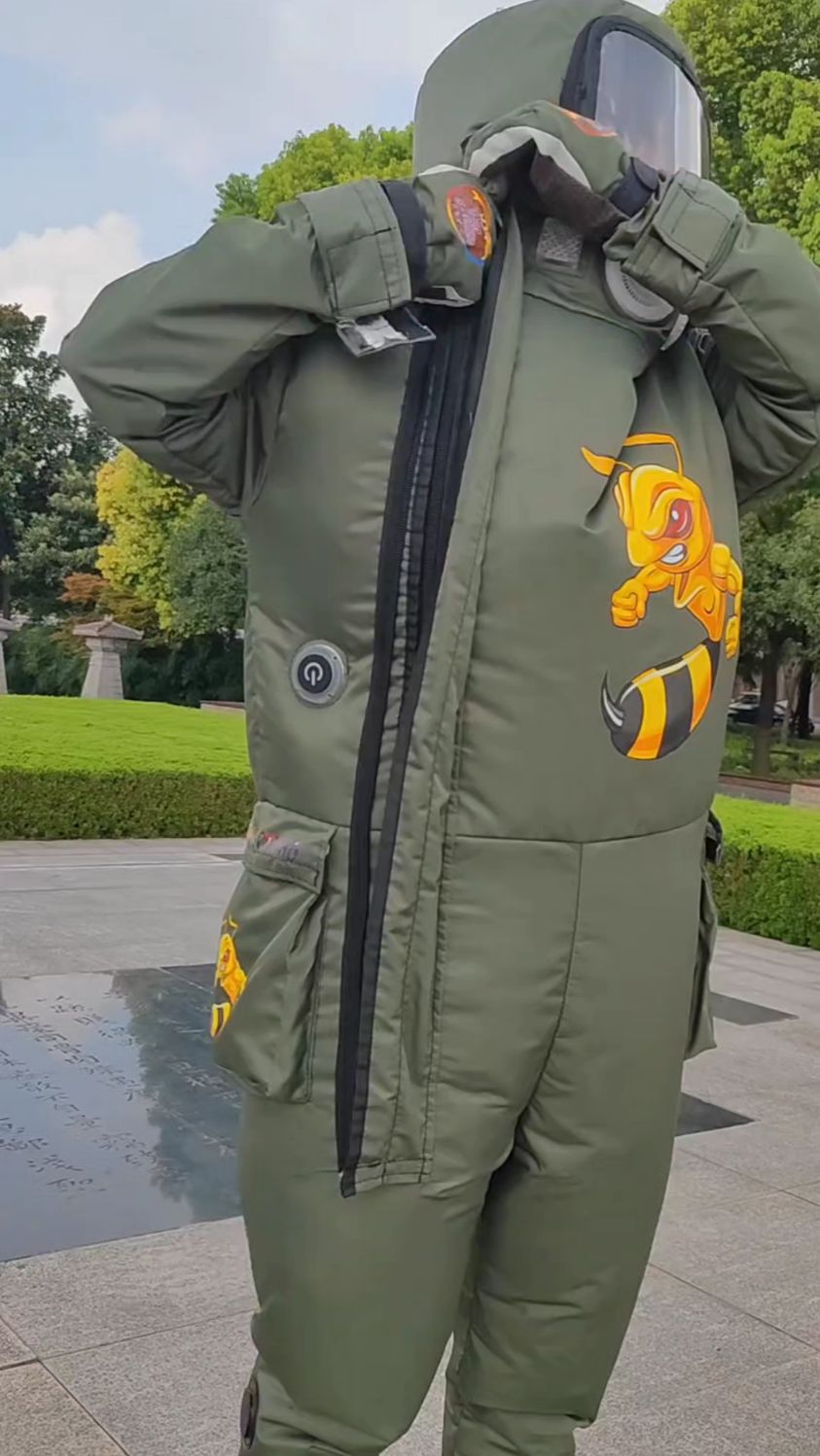 真正的9层马蜂服,捉红娘#马蜂服 #捉马蜂