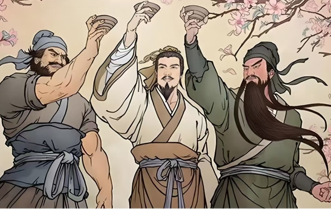 三人图片刘关张卡通刘关张漫画二桃杀三士刘关张 二桃杀三士画像刘关