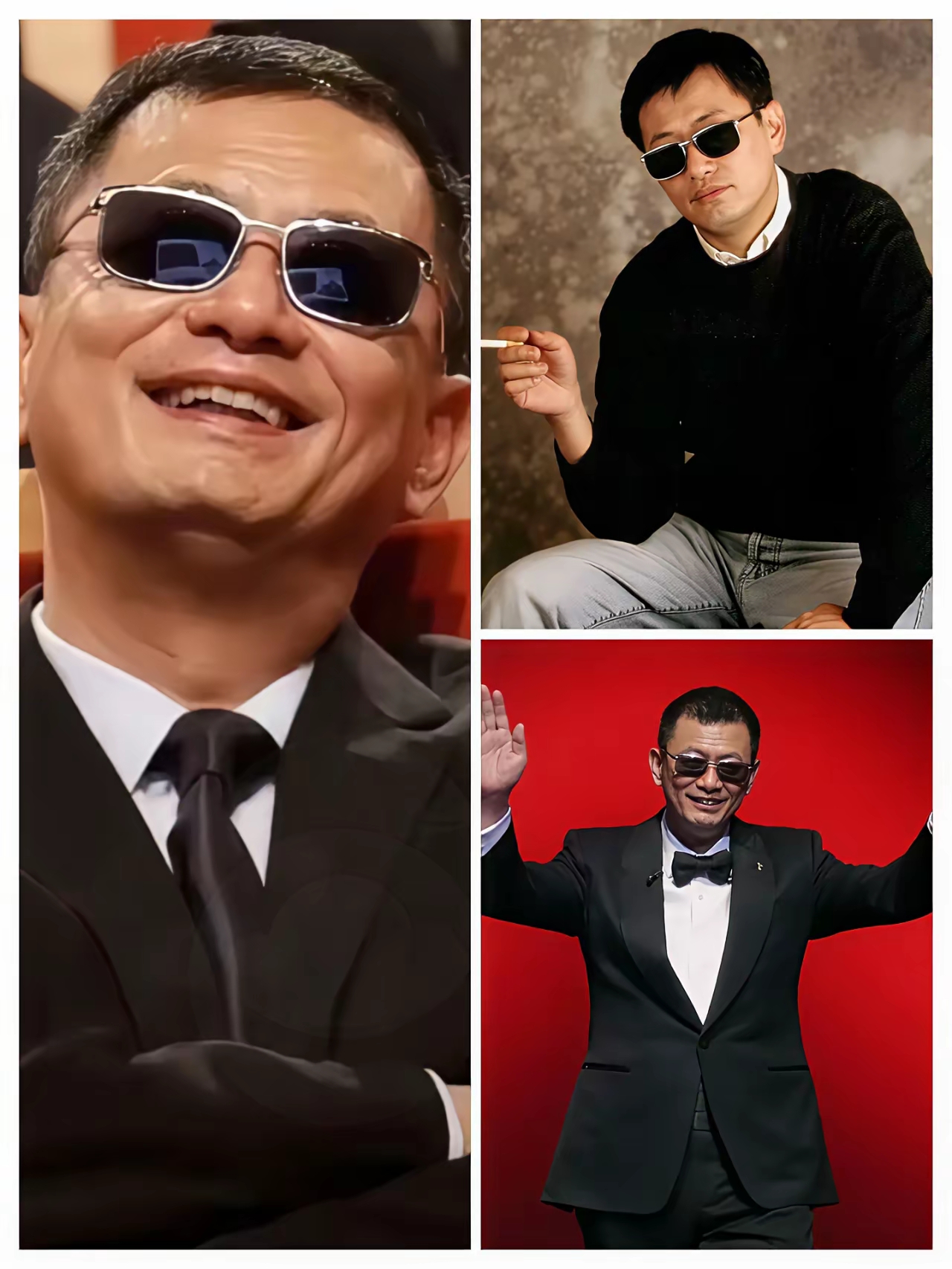 我表姐是学心理学的 她说像王家卫这样的大佬导演 走哪里都把墨镜